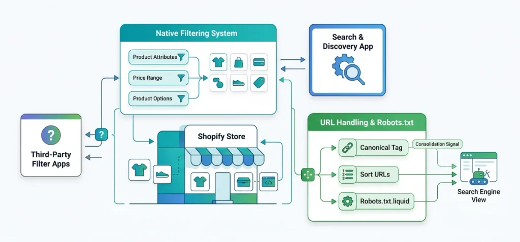 How Shopify Handles Faceted Navigation by Default