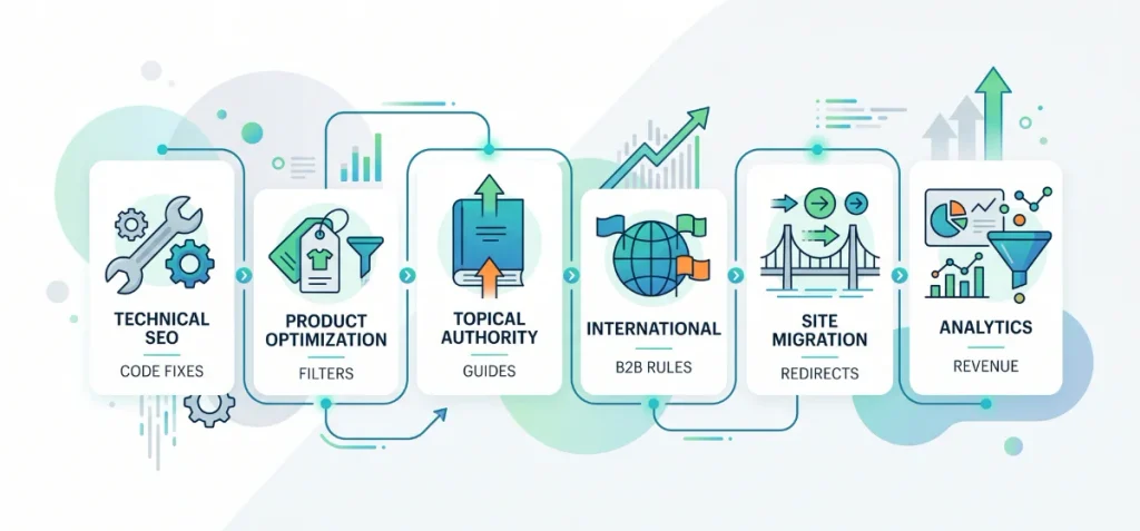 What Shopify Plus SEO Services Should Include