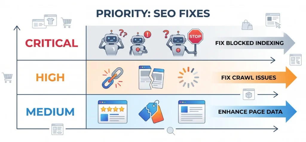 Which Shopify SEO Problems Should You Fix First