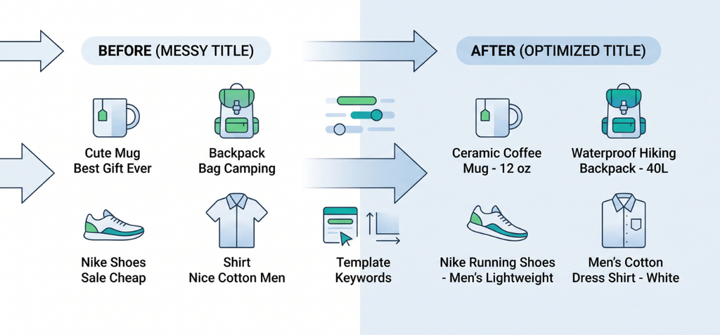 Shopify Product Title SEO Formula Examples