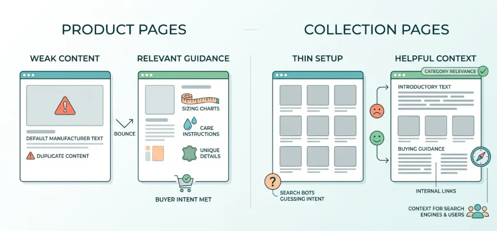 Thin Product and Collection Pages
