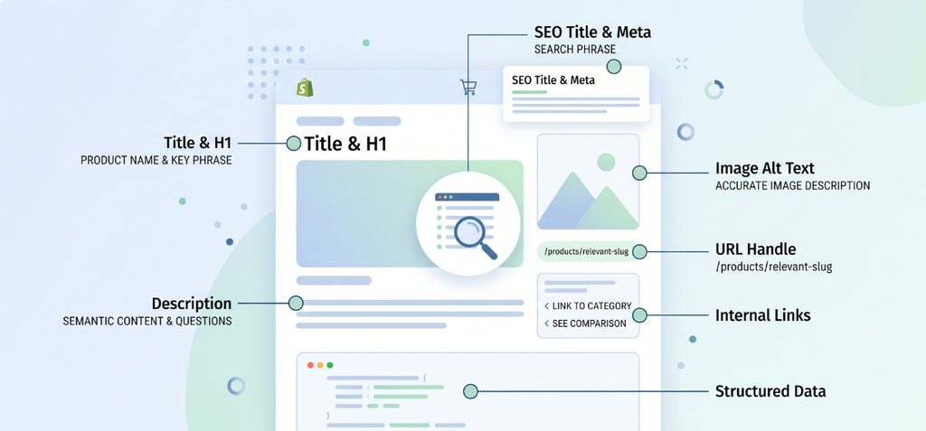 Where to Add Keywords on a Shopify Product Page