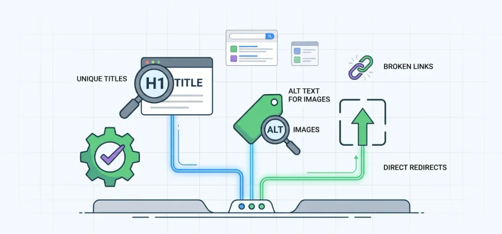 Missing or Incorrect SEO Fundamentals