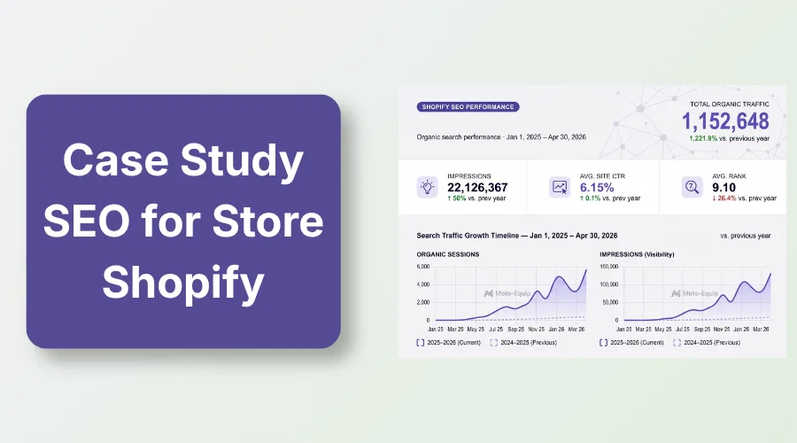Featured Image of Case Study SEO for Store Shopify
