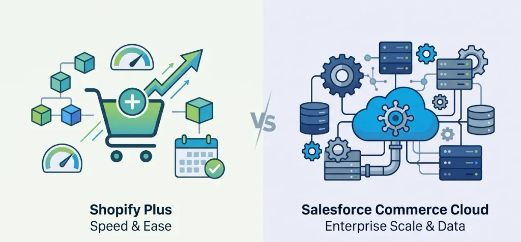 Shopify Plus vs Salesforce Commerce Cloud Quick Comparison