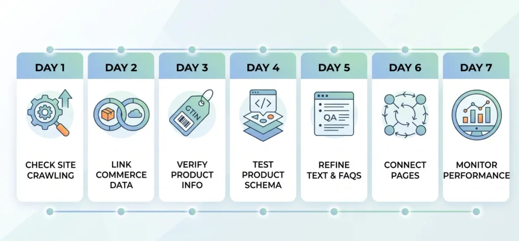 A Seven Day Shopify AI Overview Optimization Plan